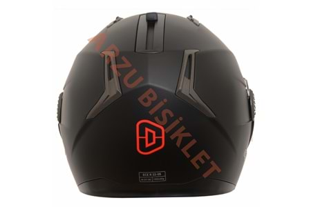 BEON ÇENE AÇILIR VİZÖRLÜ KASK MAT SİYAH L BEDEN