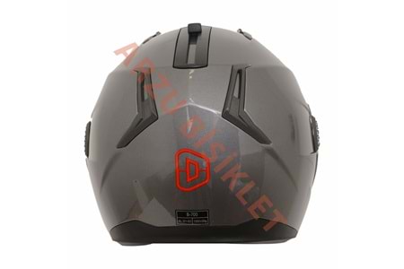 BEON ÇENE AÇILIR VİZÖRLÜ KASK GRİ XL BEDEN