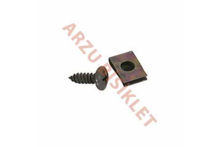 KAPORTA KLİPSİ VE VİDASI [1 PK :100 AD]