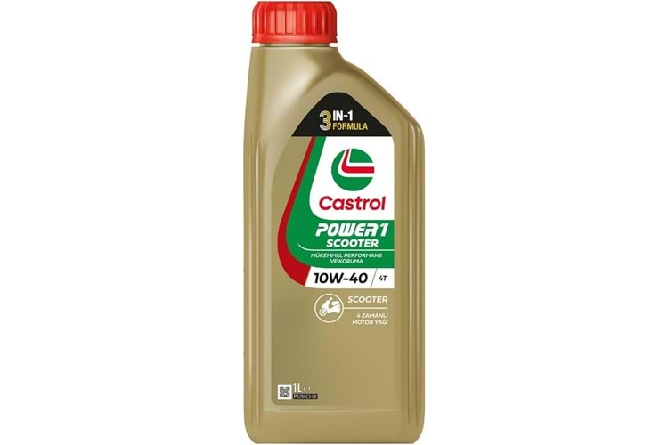 CASTROL POWER 1 SCOOTER 10 - 40 MOTOR YAĞI