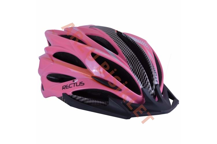 RECTUS BİSİKLET KASIKI TURUNCU - YEŞİL ŞERİT M