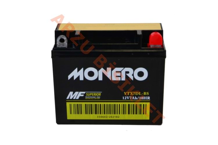 MONERO 12 - 7 DİK KT CBF AKÜ