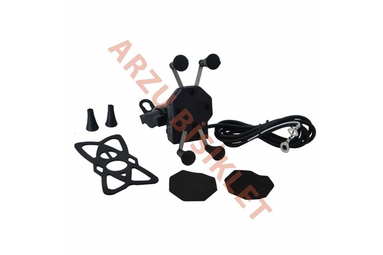 TELEFON TUTUCU [USB ŞARJ ÇIKIŞLI] MODEL 1