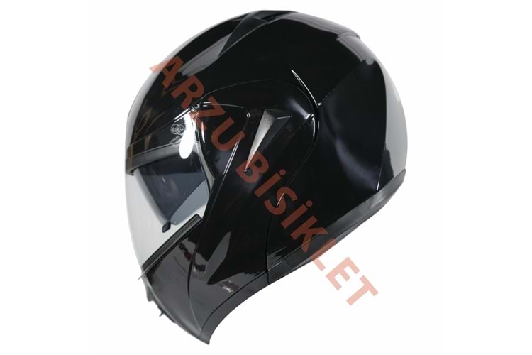 VRT - ÇENE AÇILIR VİZÖRLÜ KASK [MD-808] [SİYAH] [L]