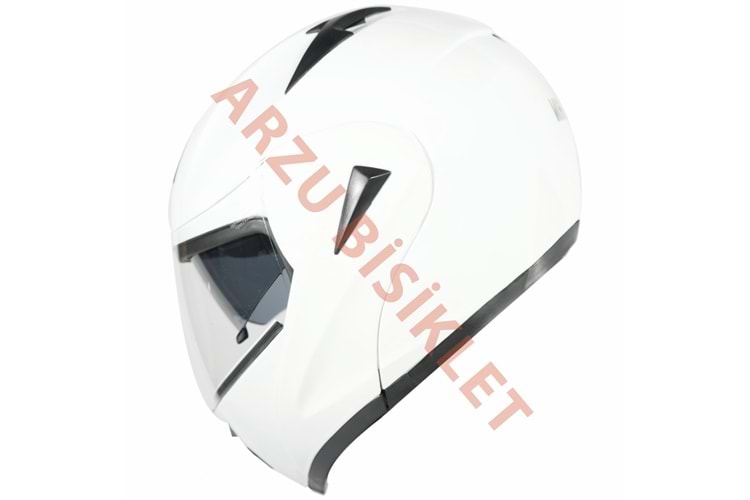 VRT - ÇENE AÇILIR VİZÖRLÜ KASK [MD-808] [BEYAZ] [L]
