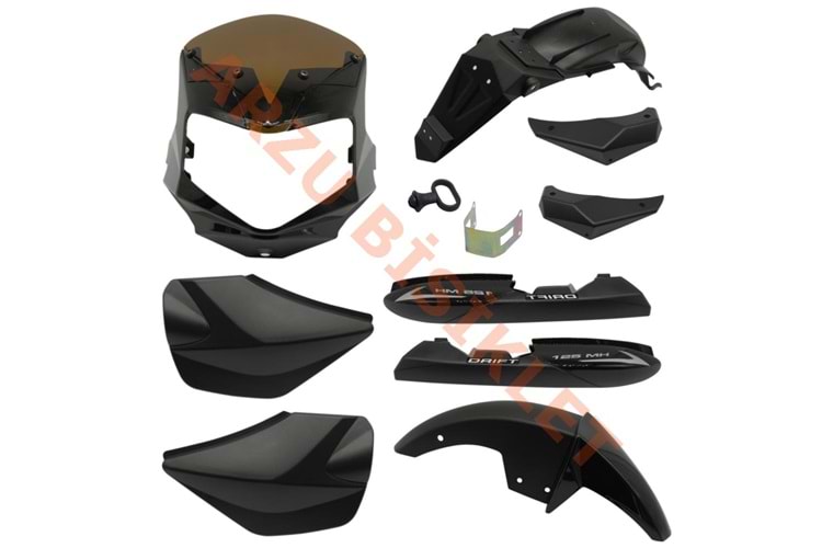 KAPORTA Y. SET [SİYAH] MONDIAL DRIFT