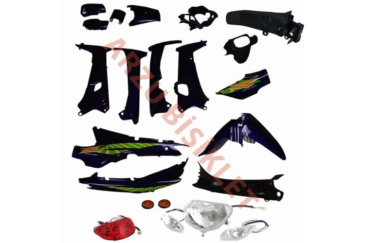 KAPORTA SET [GÜMÜŞ] [FAR+STOP+SİNYAL DAHİL] [KALIPSO - ÇELİK] CUB