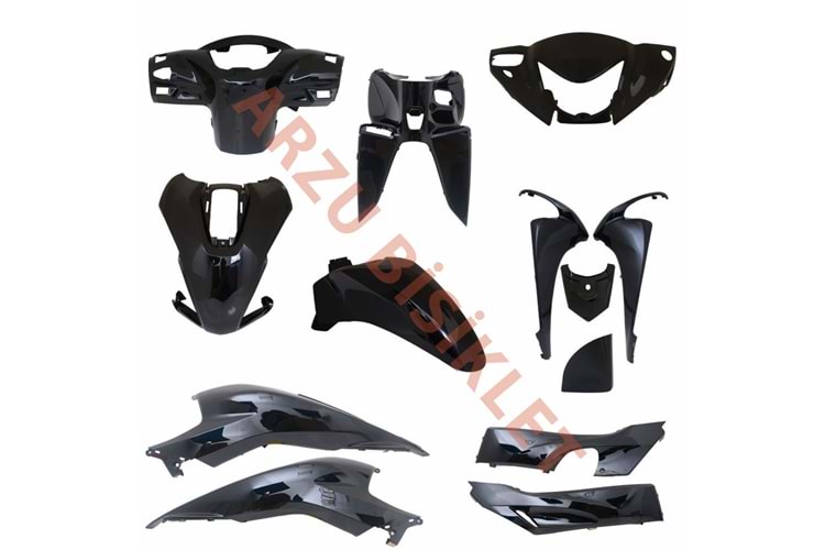 KAPORTA SET [GALAKSİ SİYAH] HONDA DIO