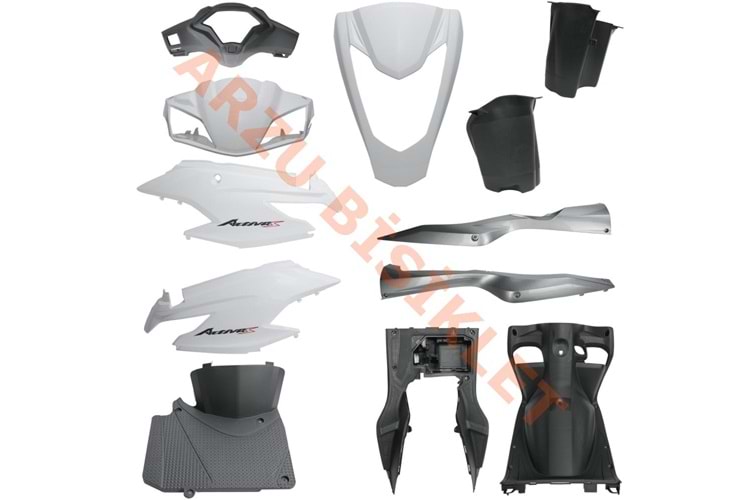 KAPORTA SET [BEYAZ] [ESKİ MODEL] HONDA ACTIVA S