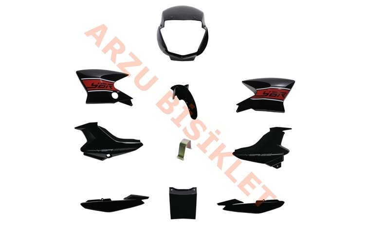 KAPORTA SET [SİYAH] YAMAHA YBR K