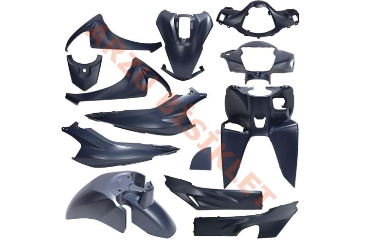 KAPORTA SET [MAT MAVİ] - HONDA DIO