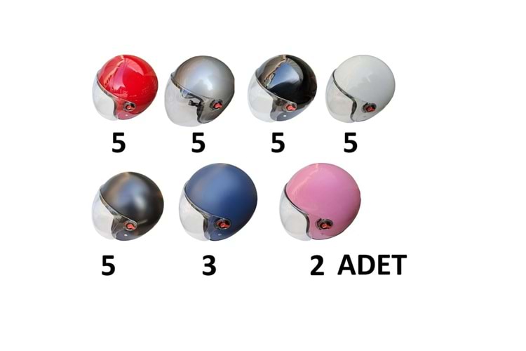 AYM YARIM KASK YERLİ KARIŞIK RENK