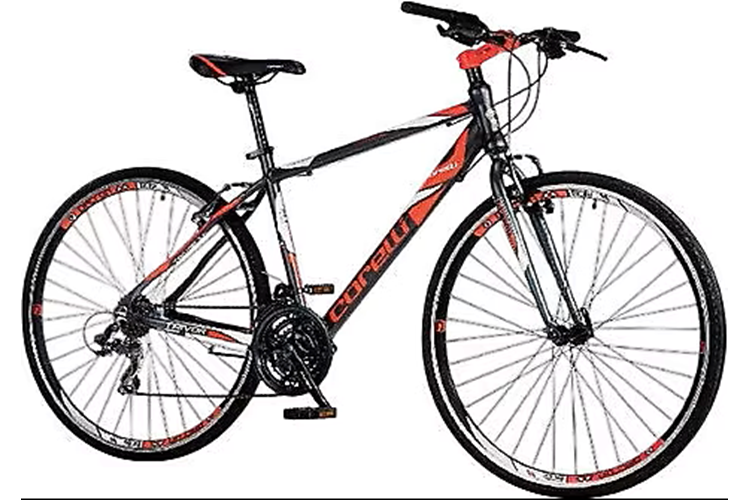 CORELLİ TRİVOR 1.0 28 JANT V FREN BİSİKLET (SİYAH - KIRMIZI)