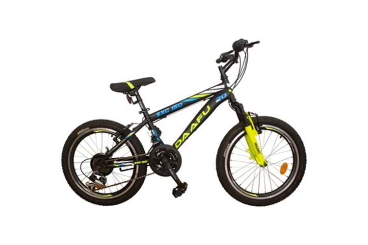 DAAFU SXC 150 20 JANT V FREN BİSİKLET SHİMANO (SİYAH - YEŞİL)