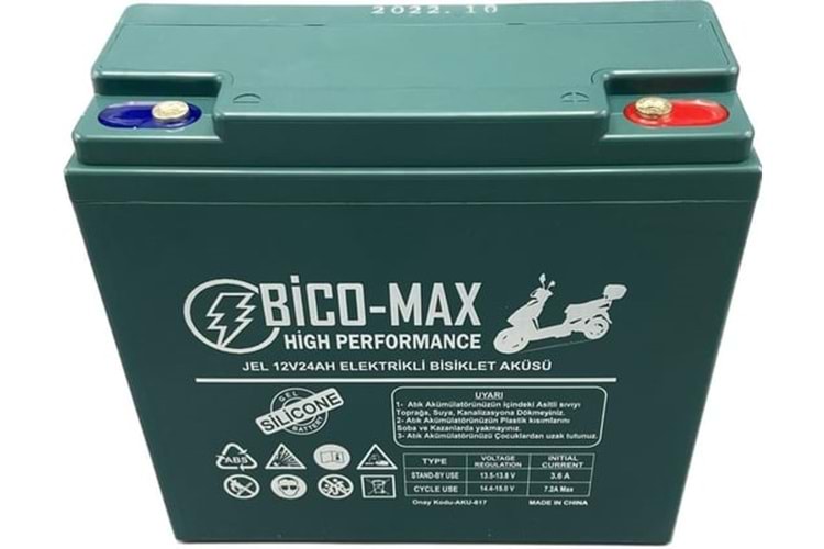 BİCO-MAX 12 - 24 DİK AKÜ