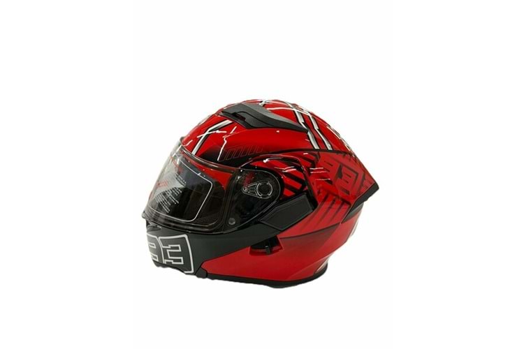 JOLT KIOSHI KASK GLOSS RED ANT (ÇENE AÇILIR)
