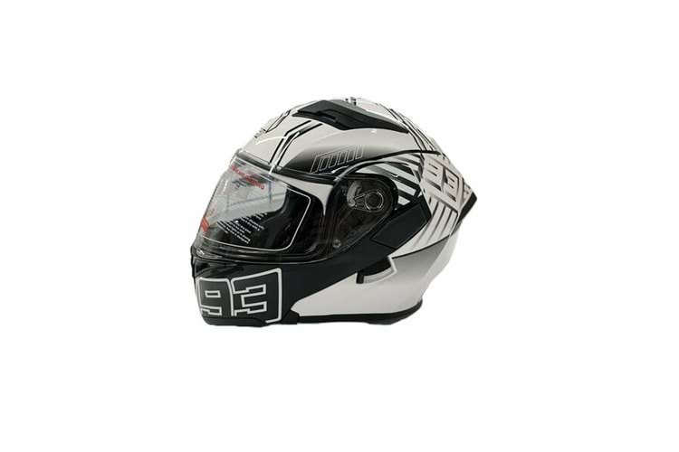 JOLT KIOSHI KASK GLOSS WHITE ANT (ÇENE AÇILIR )