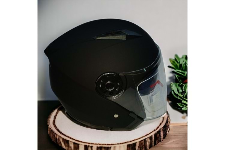 KASK Çenesiz jk-526 Mat Siyah