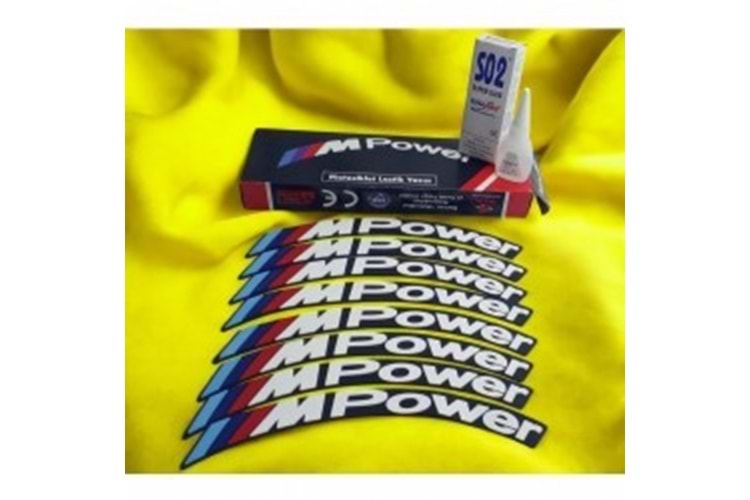 LASTİK KENAR YAZISI MPOWER