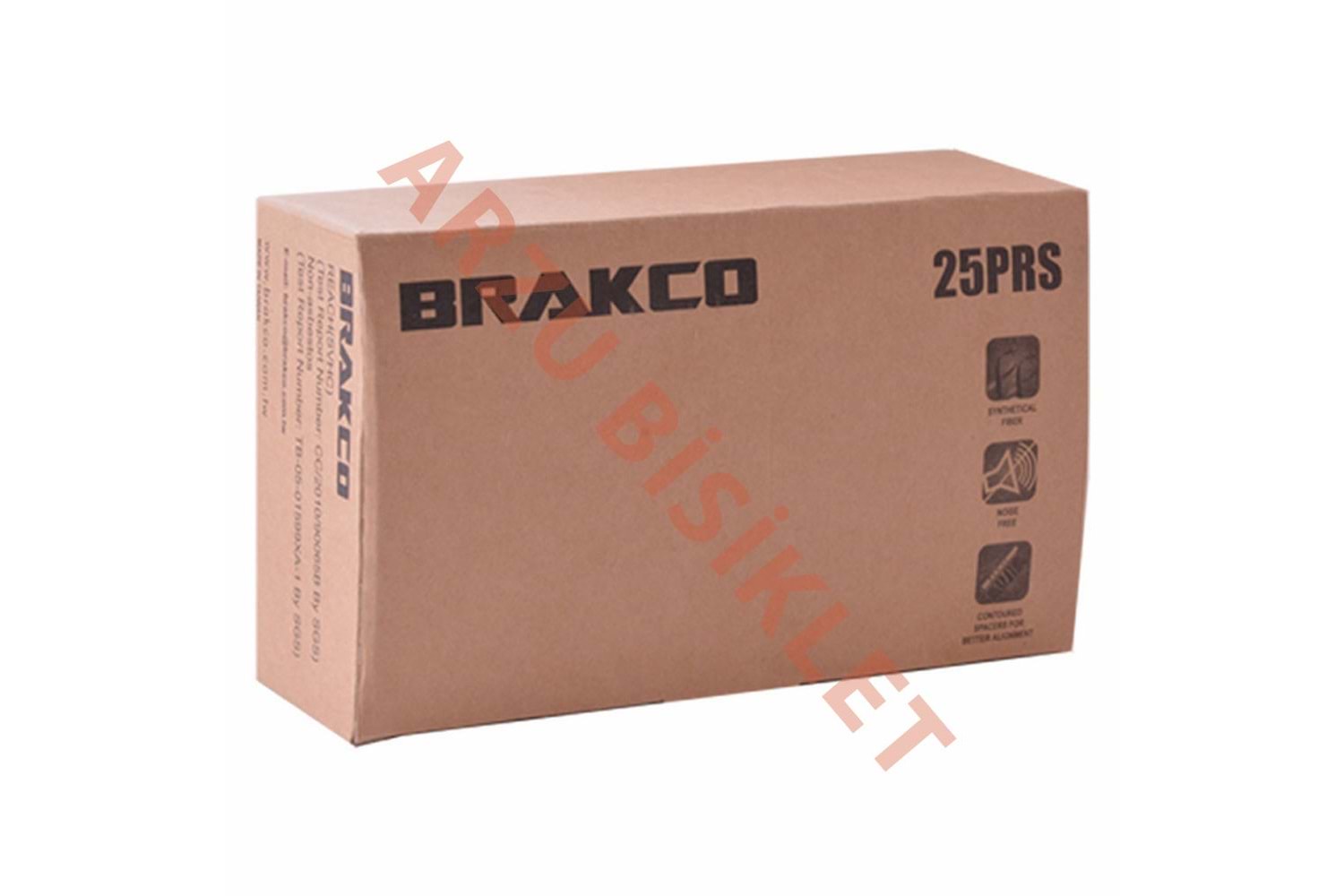 V BRAKE FREN PABUCU - ASİMETRİK [72 mm] BRAKCO TAIWAN