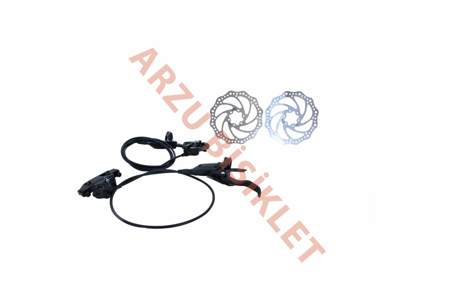 HİDROLİK FREN SETİ ÖN - ARKA [ROTOR 160-KABLO 80-140 cm] RECTUS
