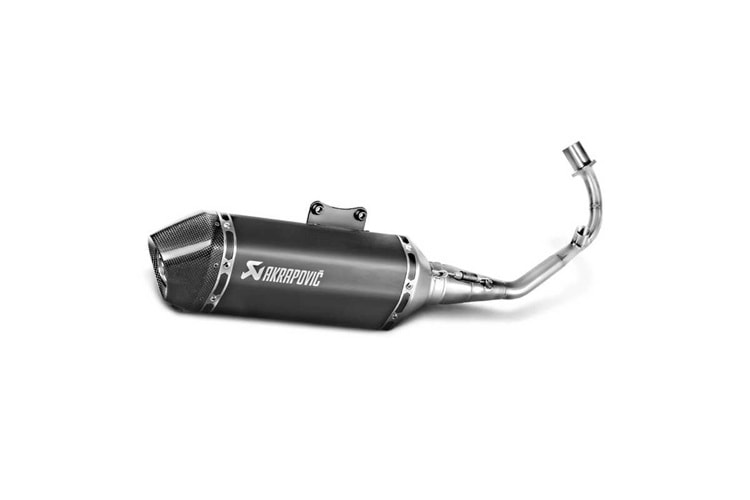 AKRAPOVIC EGZOZ SİYAH KARBON