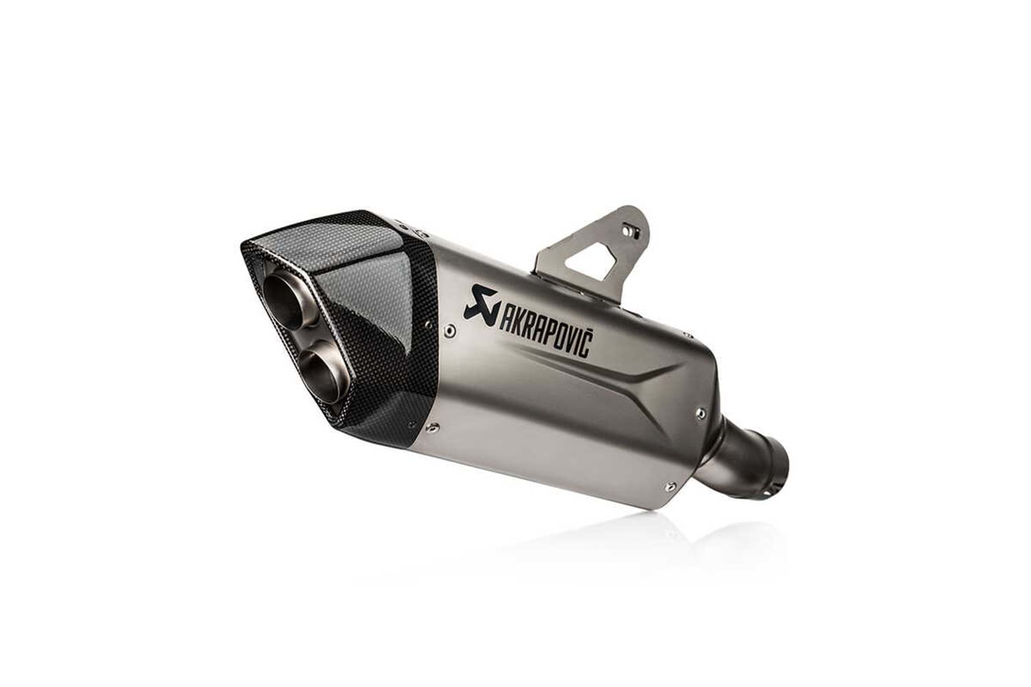 AKRAPOVIC EGZOZ GRİ KARBON