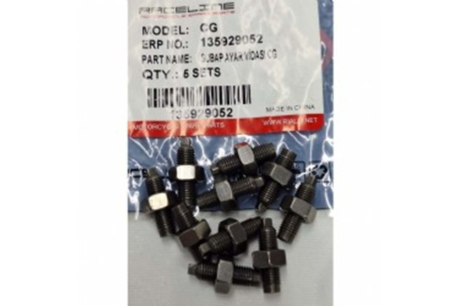 SUBAP AYAR VİDASI CG serisi