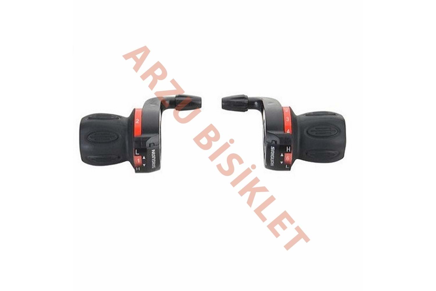 GRIP SHIFT VİTES KOLU 7 ' Lİ NO-INDEX KDSG-09 [OEM AMBALAJ] KIRMIZI - SAIGUAN