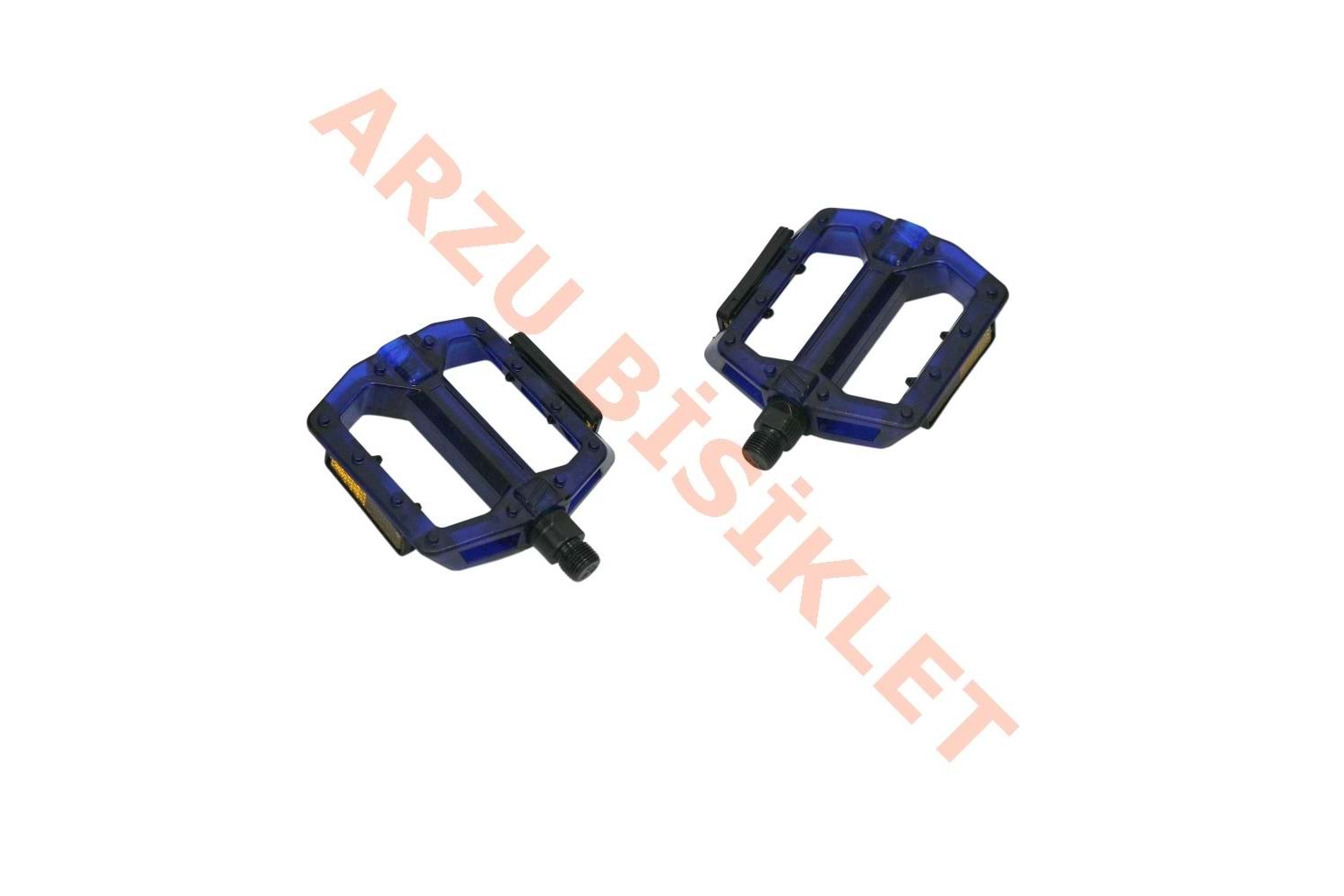 MTB PEDAL BİLYALI [ŞEFFAF] [110MM-100MM] - MAVİ