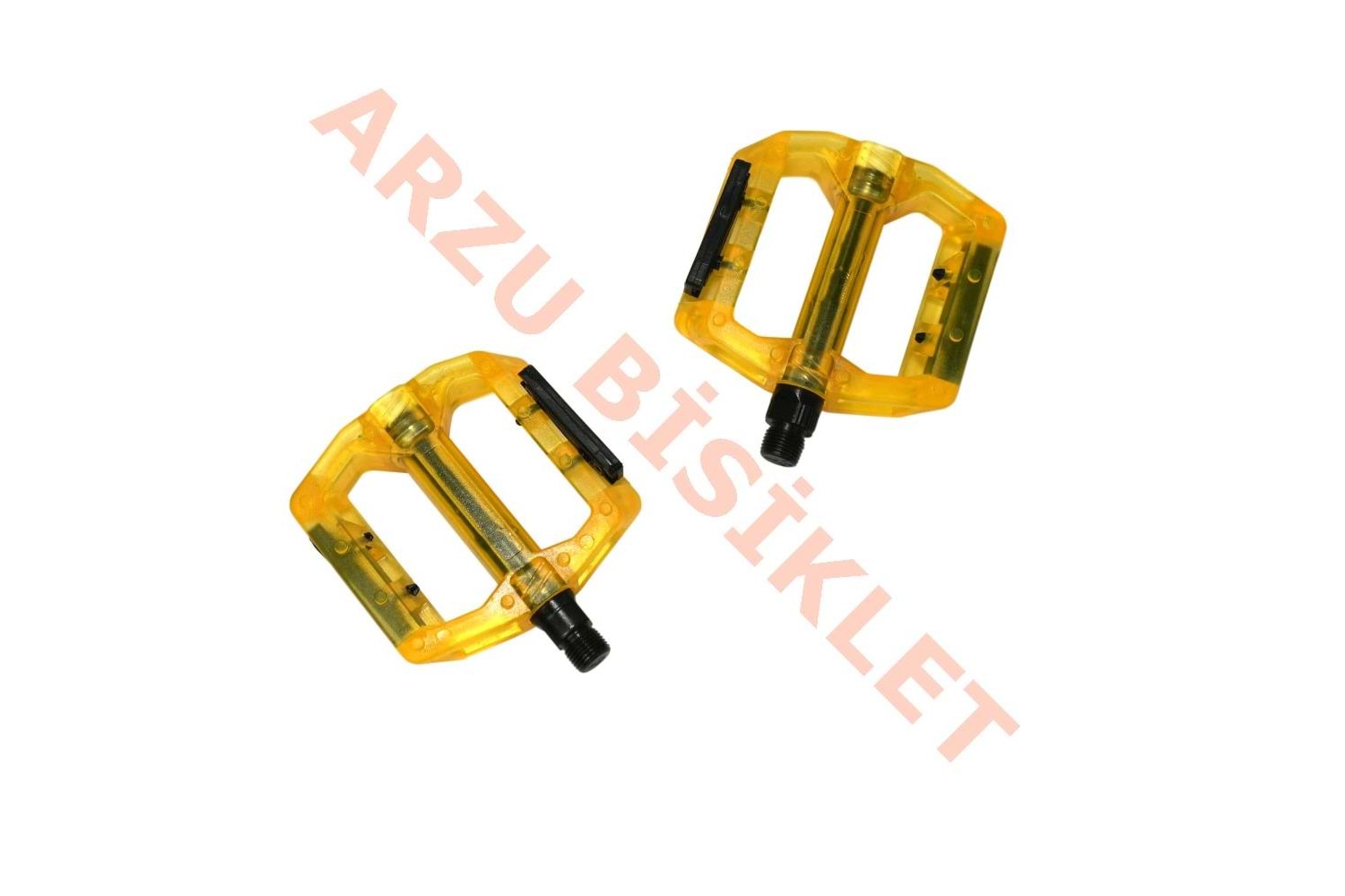 MTB PEDAL BİLYALI [ŞEFFAF] [110MM-100MM] -SARI