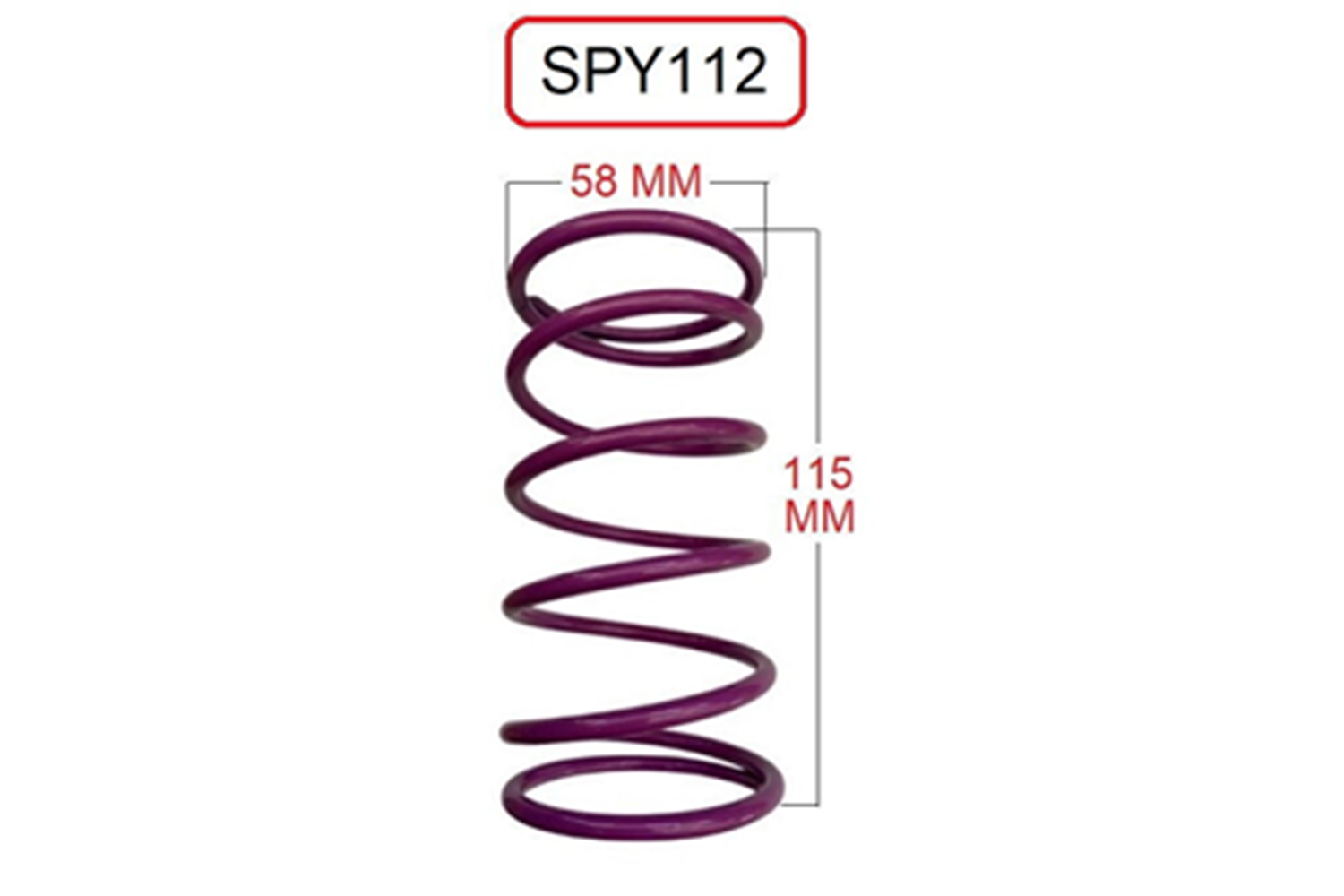 SPEED UP PERFORMANS DEBRİYAJ YAYI (SPY112) 1500 RPM