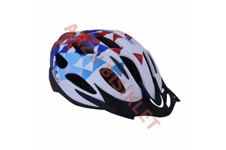 MONERO BİSİKLET KASKI BEYAZ / KIRMIZI M/L