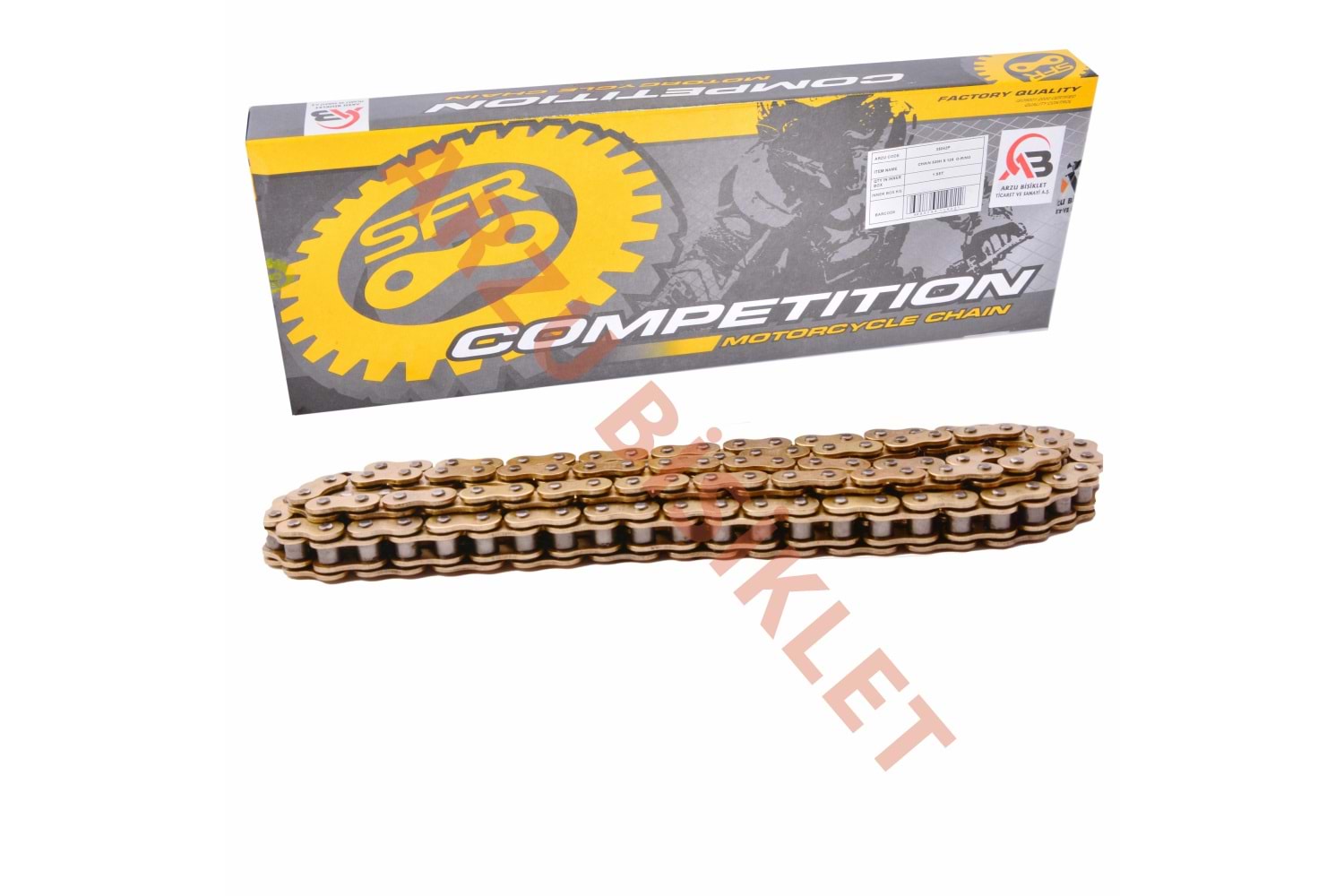 O RİNGLİ ZİNCİR [GOLD] [520H x 128L] SFR