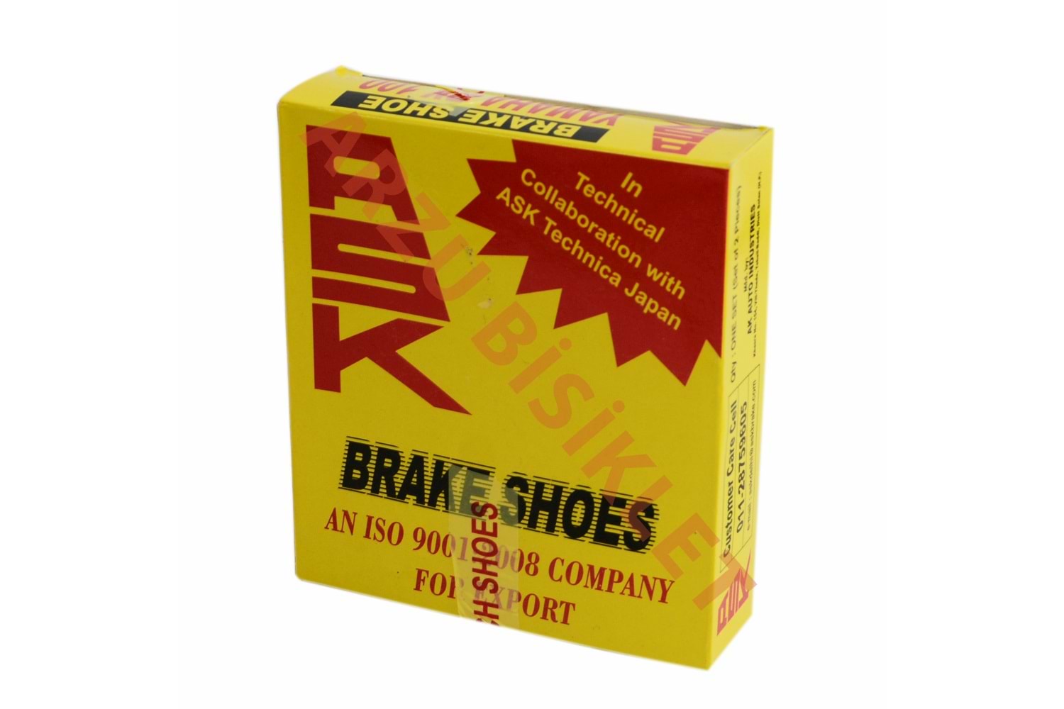 MONERO ASK YBR 125 ARKA FREN BALATASI