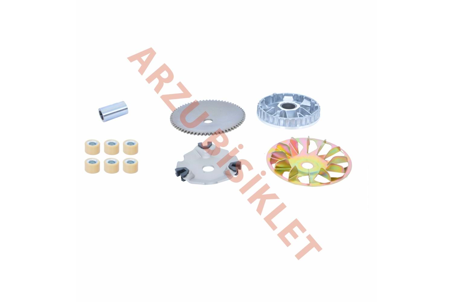 ÖN DEBRİYAJ KOMPLE [SOĞUTMA FANI DAHİL] SPACY - RKS SPONTINI 110