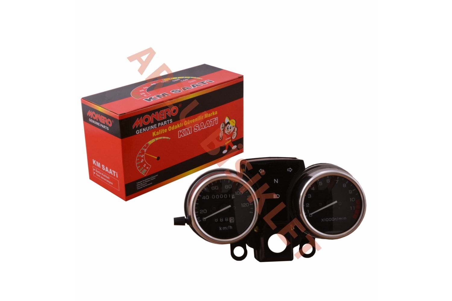 KİLOMETRE SAATİ KT [DEVİR SAATİ TELLİ] [120 KM] MONERO
