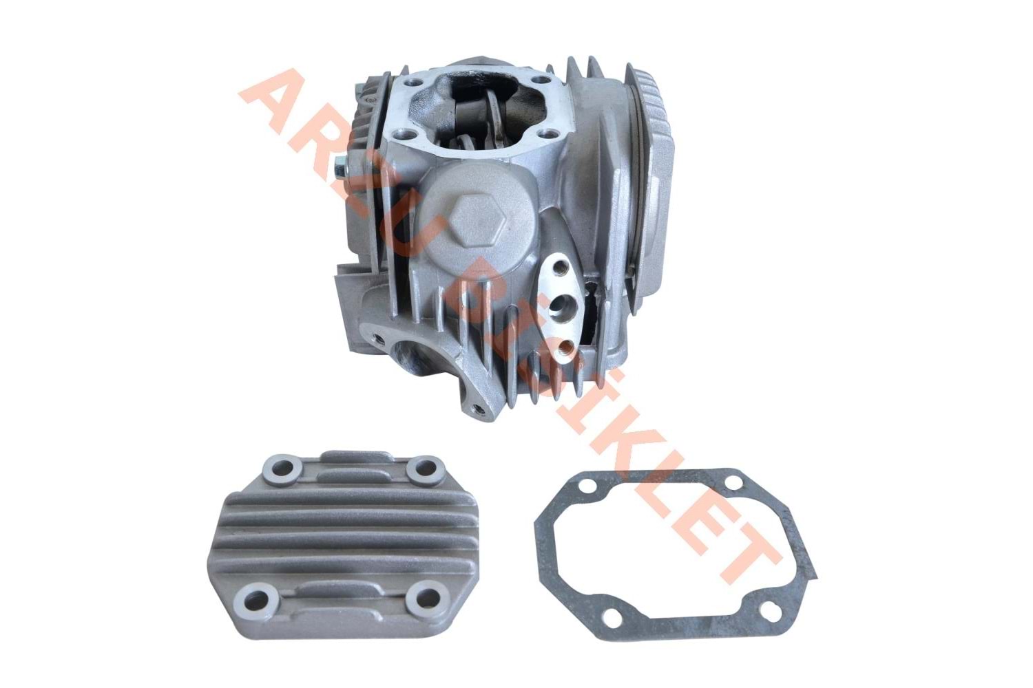 SİLİNDİR ÜST KAPAK KOMPLE 110cc CUB [DQ SUBAP] [KATALİZATÖR ÇIKIŞLI] [EKSANTRİK DAHİL]