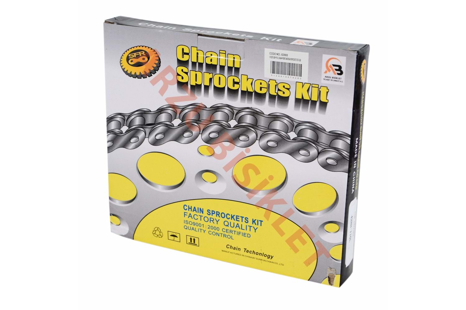 ZİNCİR DİŞLİ SET [14T/36T] [428H x 110L] [100cc] CUB SFR