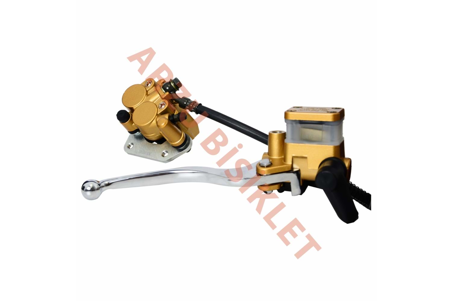 ÖN FREN MERKEZİ ALT-ÜST KOMPLE [FREN KOLU KROM] SARI CG