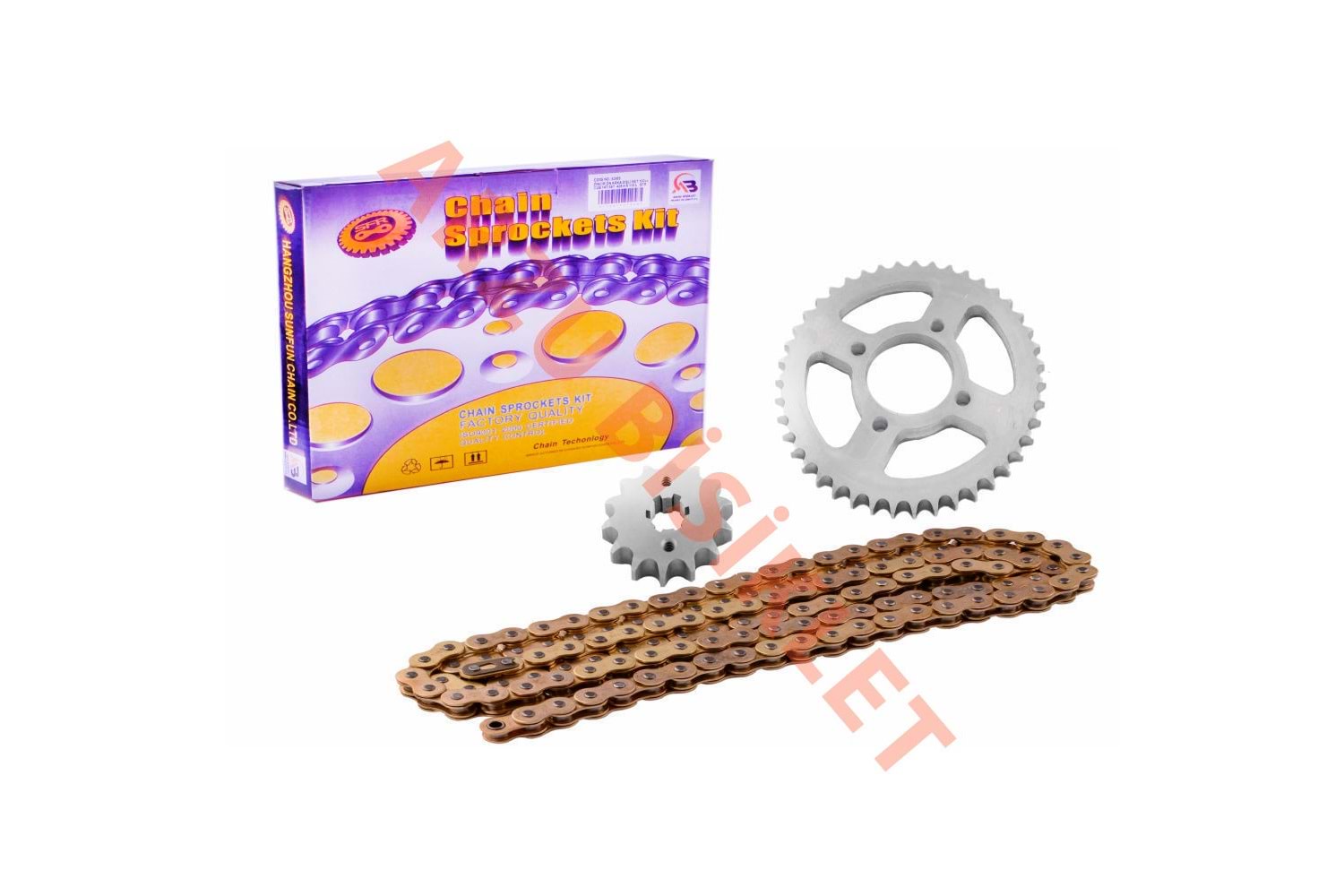 O RİNGLİ ZİNCİR DİŞLİ SET [GOLD] [14T/45T] [428H x 118L] YBR - SFR