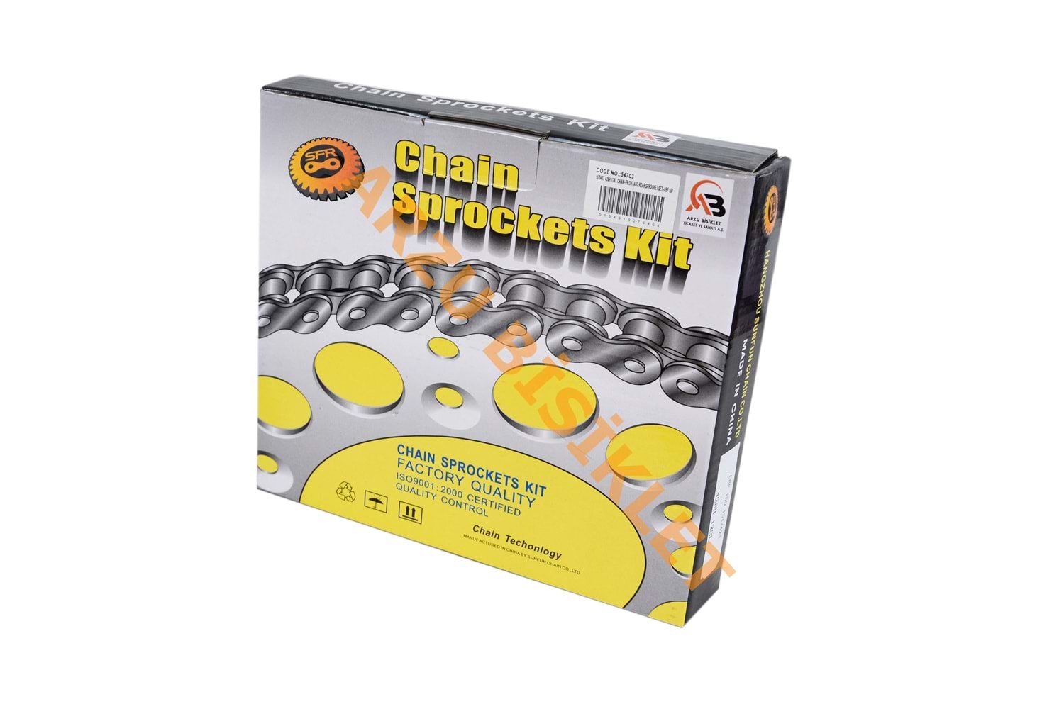 ZİNCİR DİŞLİ SET [15T/42T] [428H x 128L] CBF 150 - SFR