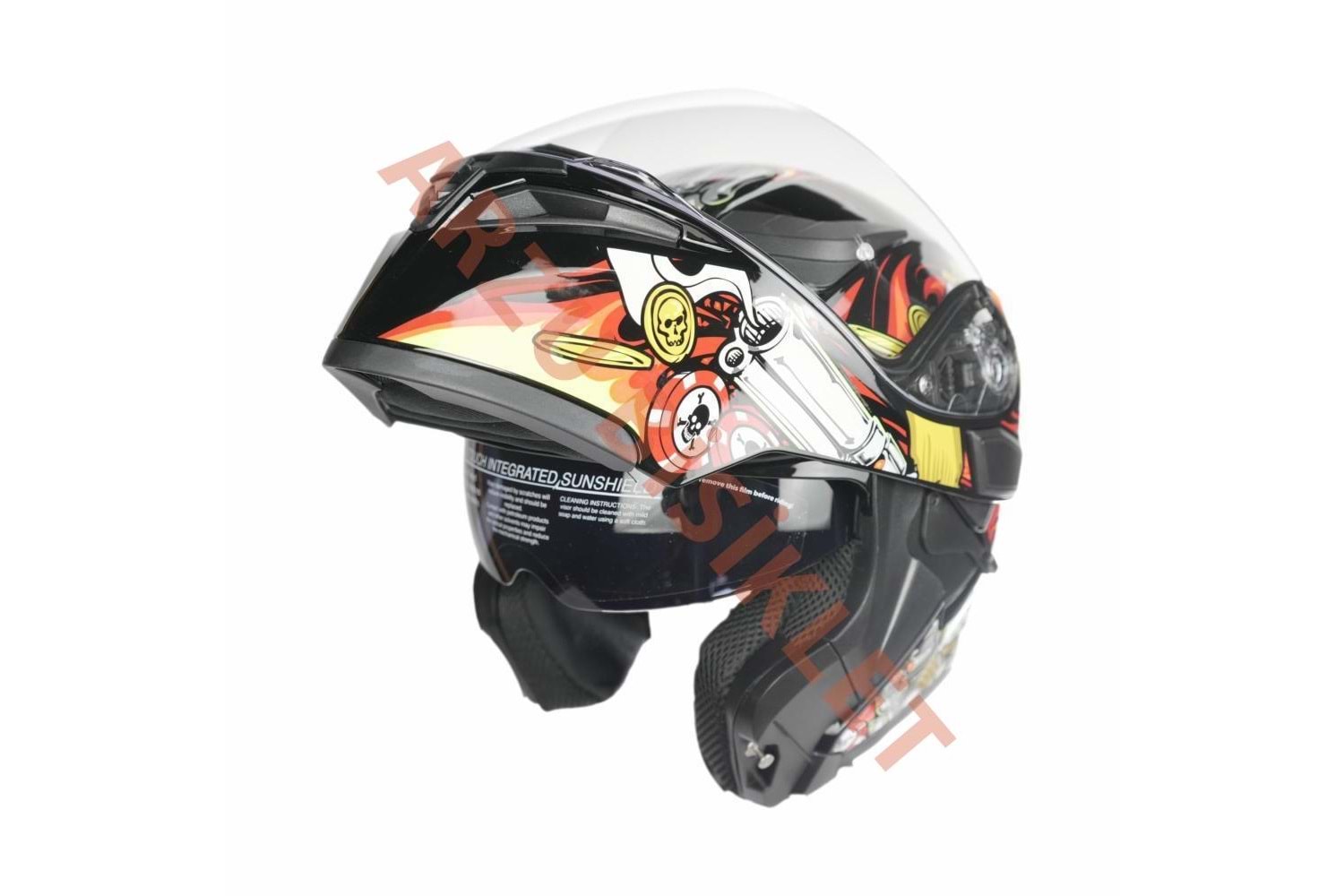 KC - ÇENE AÇILIR VİZÖRLÜ KASK [KC902] [İSKELET] [L]