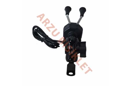 TELEFON TUTUCU [USB ŞARJ ÇIKIŞLI] MODEL 1