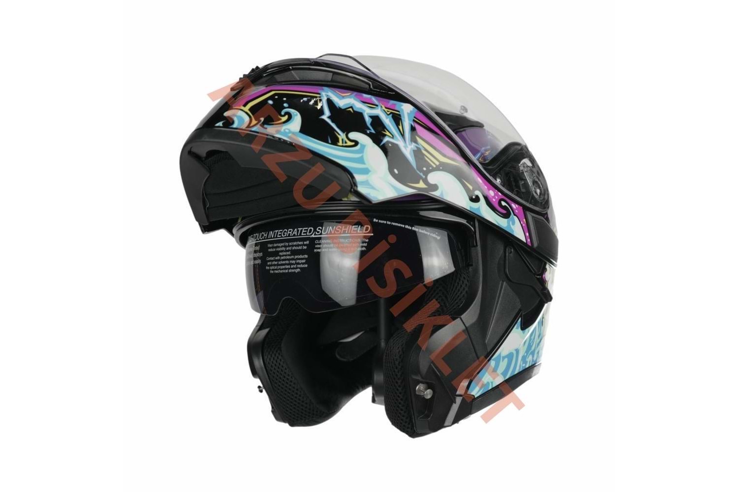 KC - ÇENE AÇILIR VİZÖRLÜ KASK [KC902] [BIG MONSTER] [L]