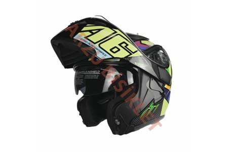 KC - ÇENE AÇILIR VİZÖRLÜ KASK [KC902] [ENSO 46] [L]