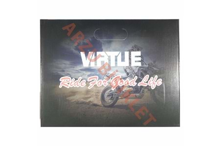 VRT - ÇENE AÇILIR VİZÖRLÜ KASK [MD-808] [SİYAH] [L]