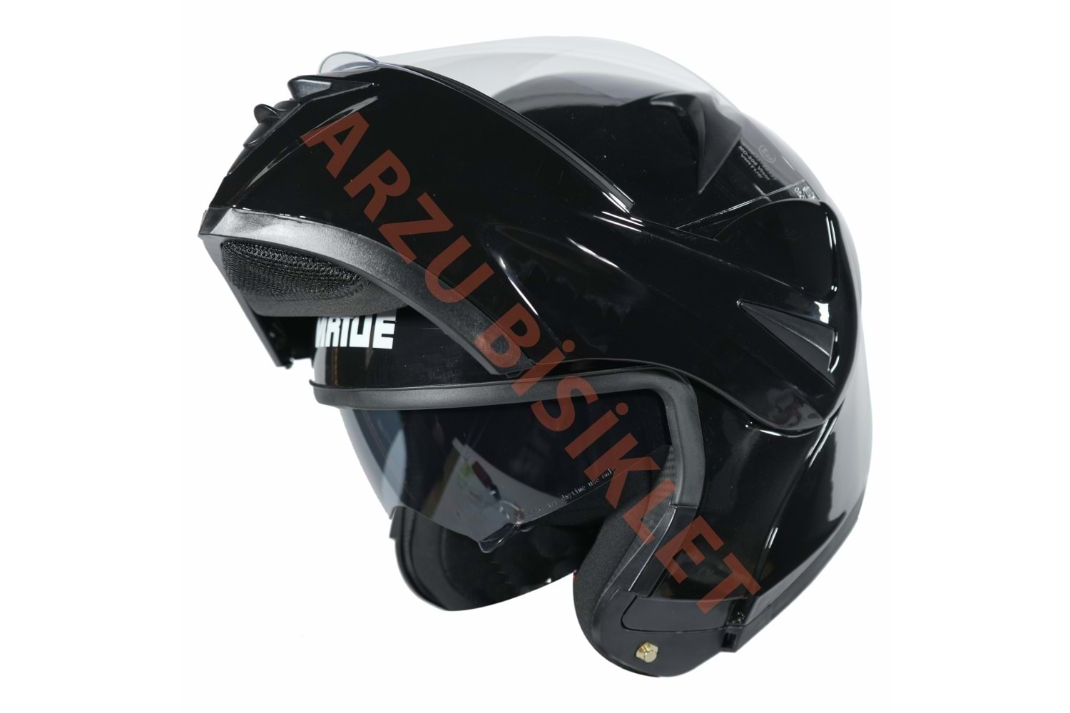 VRT - ÇENE AÇILIR VİZÖRLÜ KASK [MD-808] [SİYAH] [L]