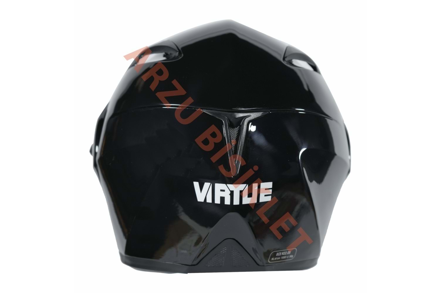 VRT - ÇENE AÇILIR VİZÖRLÜ KASK [MD-808] [SİYAH] [L]