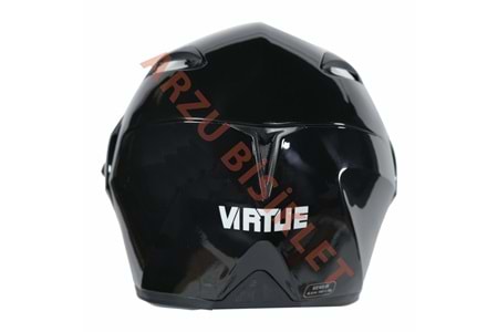 VRT - ÇENE AÇILIR VİZÖRLÜ KASK [MD-808] [SİYAH] [L]